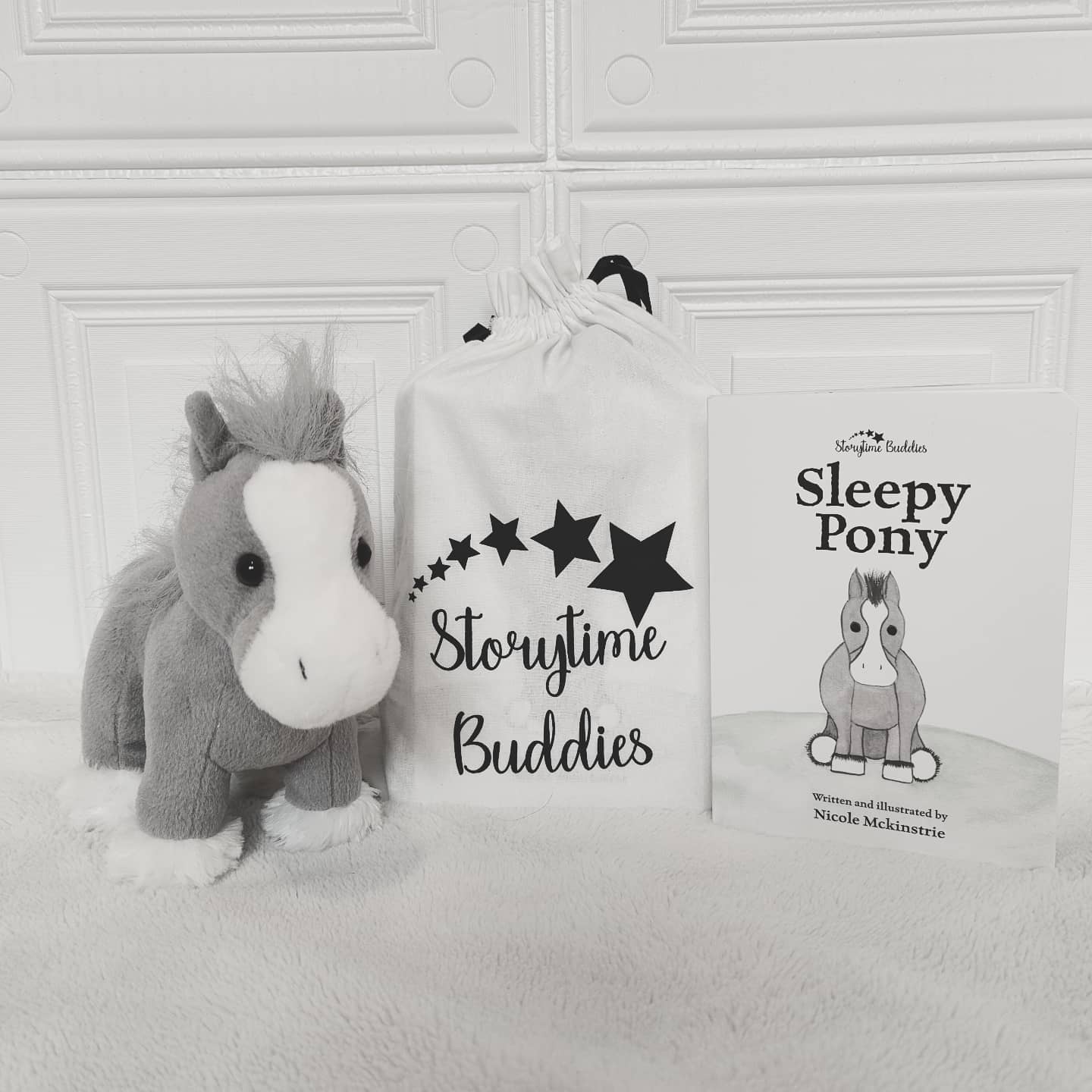 sleepy pony board book & toy bundle